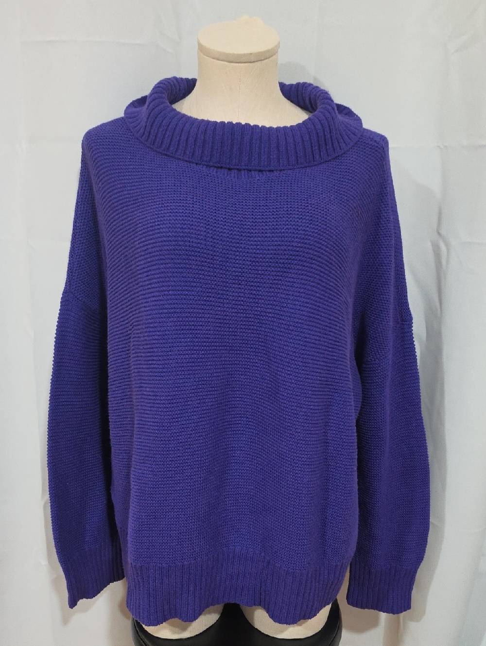 Eileen Fisher Violet Cowl-Neck Knit Sweater